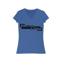 Load image into Gallery viewer, STING LIFE - Women's Jersey Short Sleeve V-Neck Tee