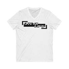 Load image into Gallery viewer, STING LIFE - Unisex Jersey Short Sleeve V-Neck Tee
