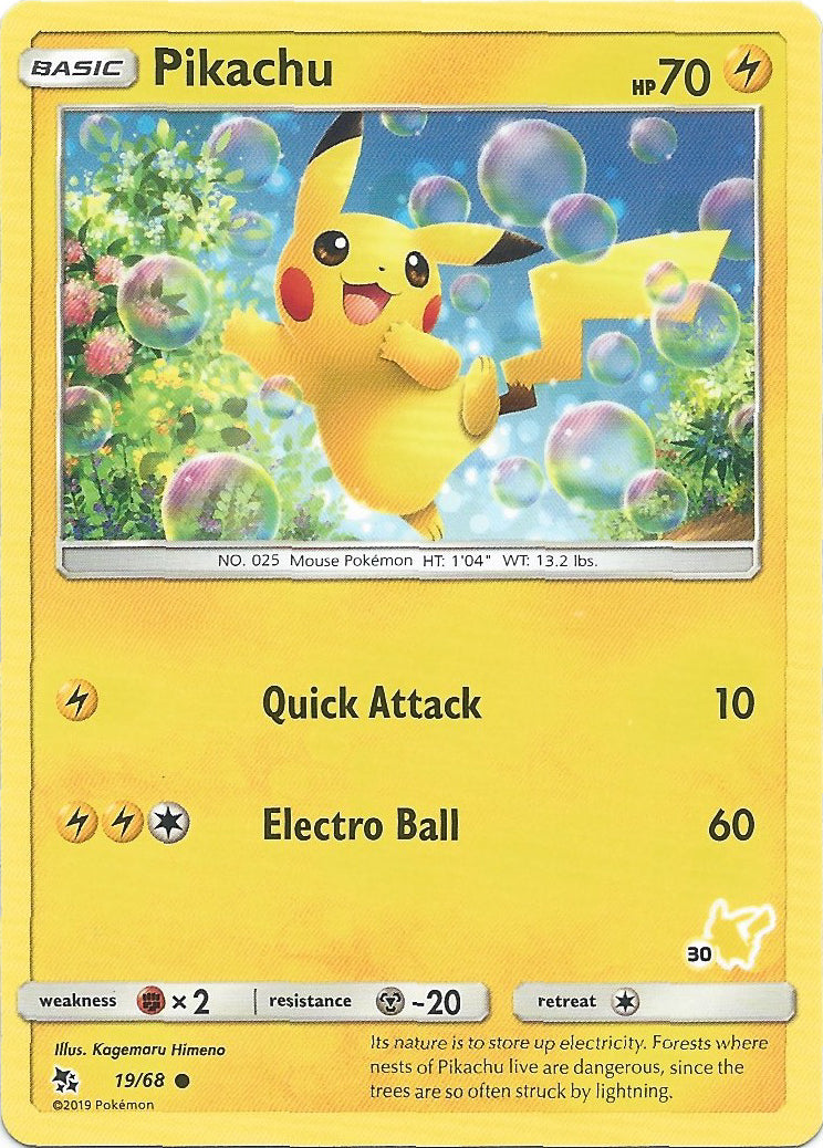 Pikachu - Pikachu Stamped Deck - 30