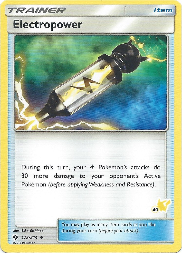 Electropower - Pikachu Stamped Deck - 34