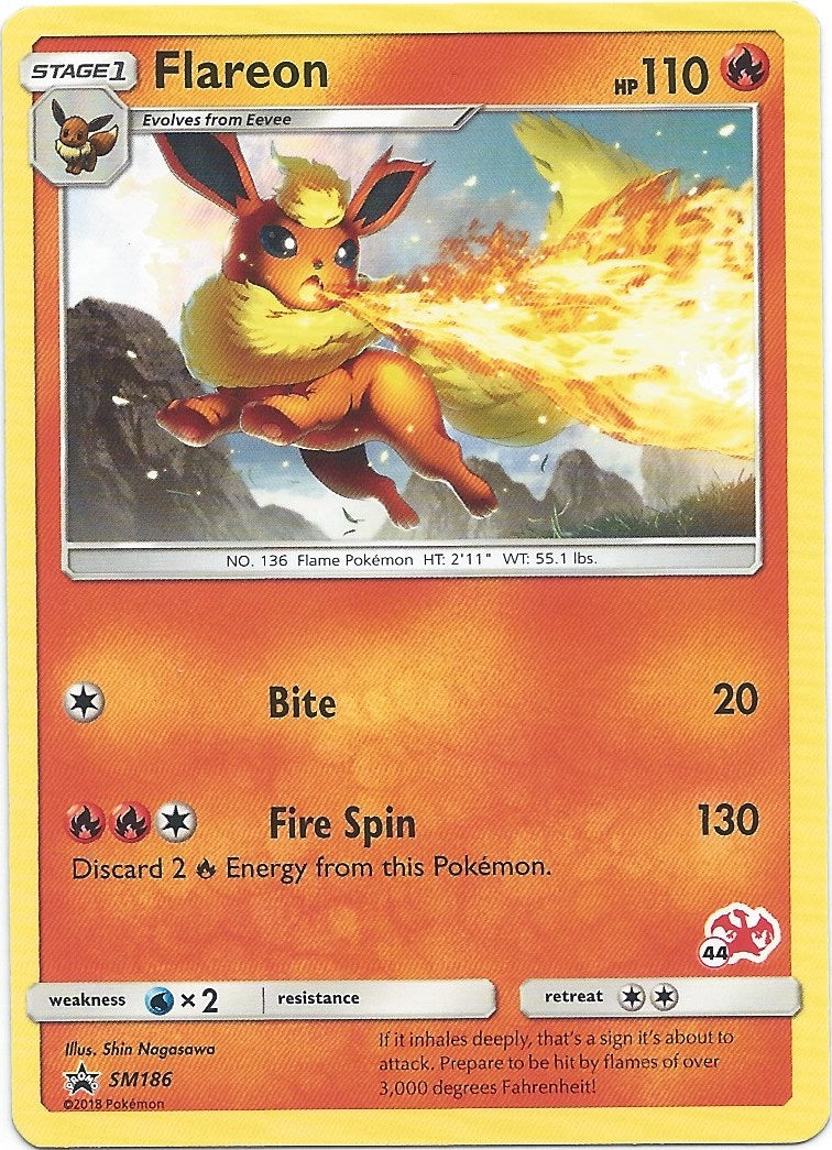 Flareon- Charizard Stamped Deck - 44