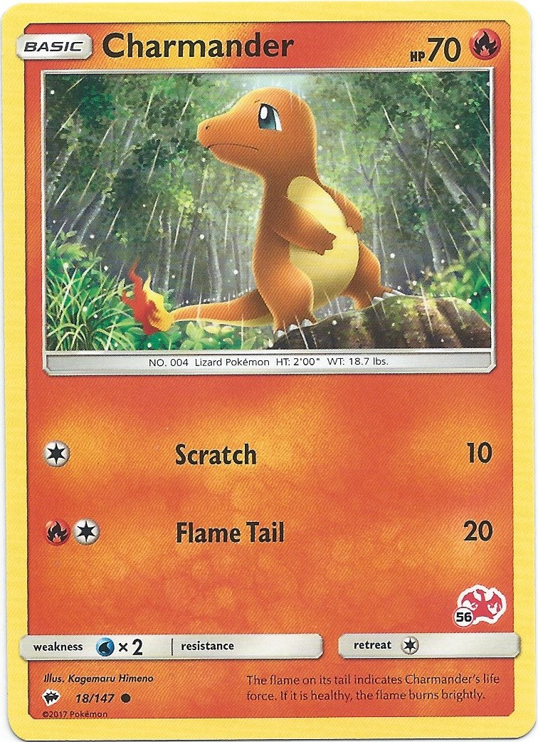 Charmander - Charizard Stamped Deck - 56