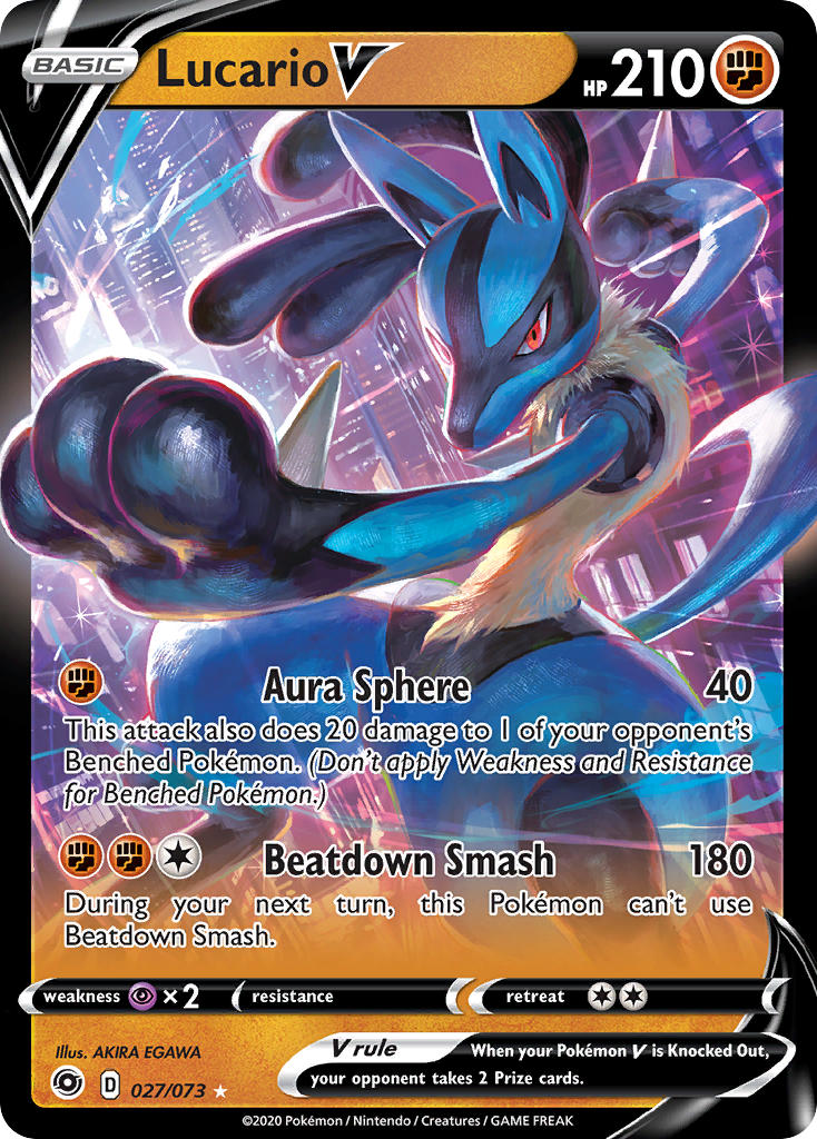 Lucario V - 027/073